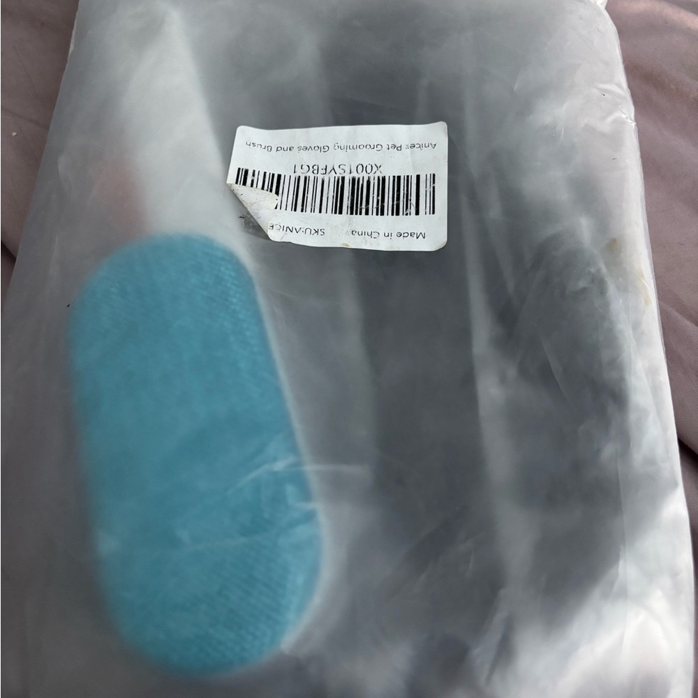 Brush and clothes for pet washing and grooming